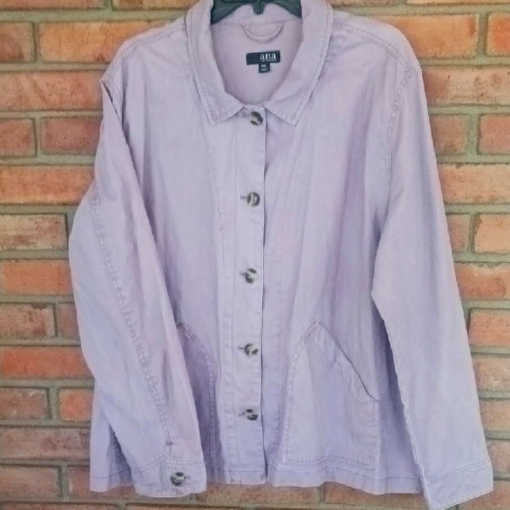 A.n.a Lightweight Jacket Light Purple XXL